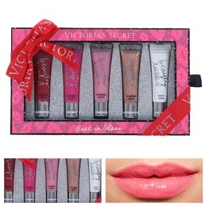 Victoria's Secret Lip Gloss Gift Set 5 Piece Flavo